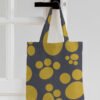 Paw Totebag with Zipper