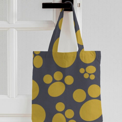 Paw Totebag with Zipper
