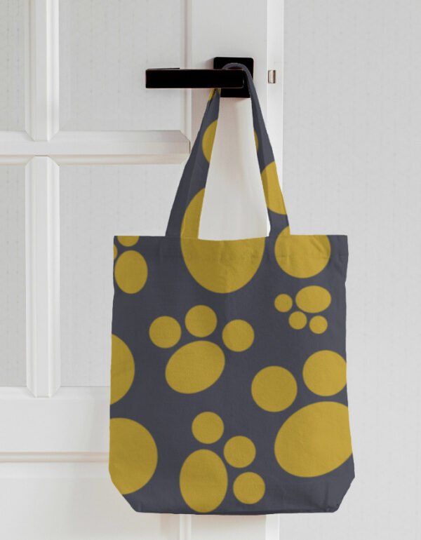 Paw Totebag with Zipper